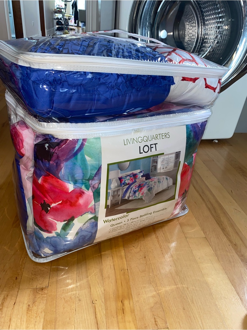 Watercolor Floral 5-Piece Bedding Set - Multicolor from Carson’s Pirie Scott